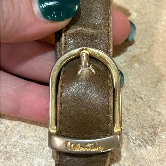 Mario Valentino Adjustable Crossbody Bag PVC x Leather Authentic USED - Picture 3 of 12